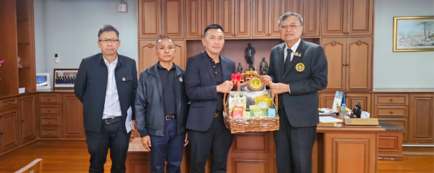 คณะผู้บริหารจากคณะนิติศาสตร์ โรงเรียนนายร้อยตำรวจเข้าเยี่ยมคารวะเลขาธิการเนติบัณฑิตยสภา